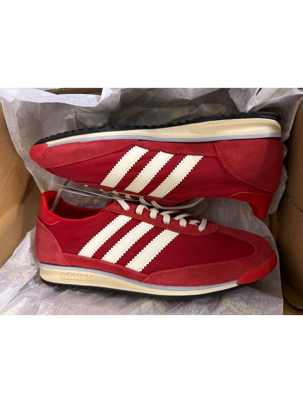 Adidas SL 72 OG Womens Size 8 Scarlet Cream White Sneakers IE3475 New